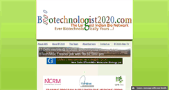 Desktop Screenshot of biotechnologist2020.com